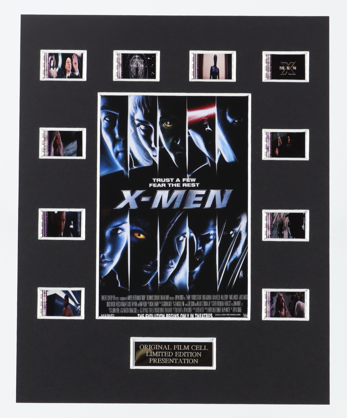 "X-Men" LE 8x10 Custom Matted Original Film / Movie Cell Display at PristineAuction.com "X-Men" LE 8x10 Custom Matted Original Film / Movie Cell Display at PristineAuction.com