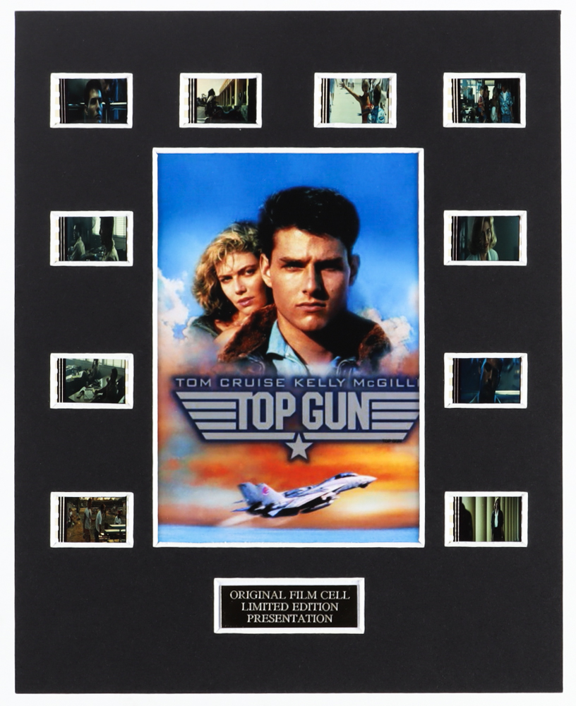 "Top Gun" LE 8x10 Custom Matted Original Film / Movie Cell Display at PristineAuction.com "Top Gun" LE 8x10 Custom Matted Original Film / Movie Cell Display at PristineAuction.com