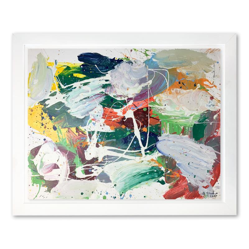 Jenik Cook Signed 32x26 Custom Framed Original Acrylic Painting at PristineAuction.com Jenik Cook Signed 32x26 Custom Framed Original Acrylic Painting at PristineAuction.com