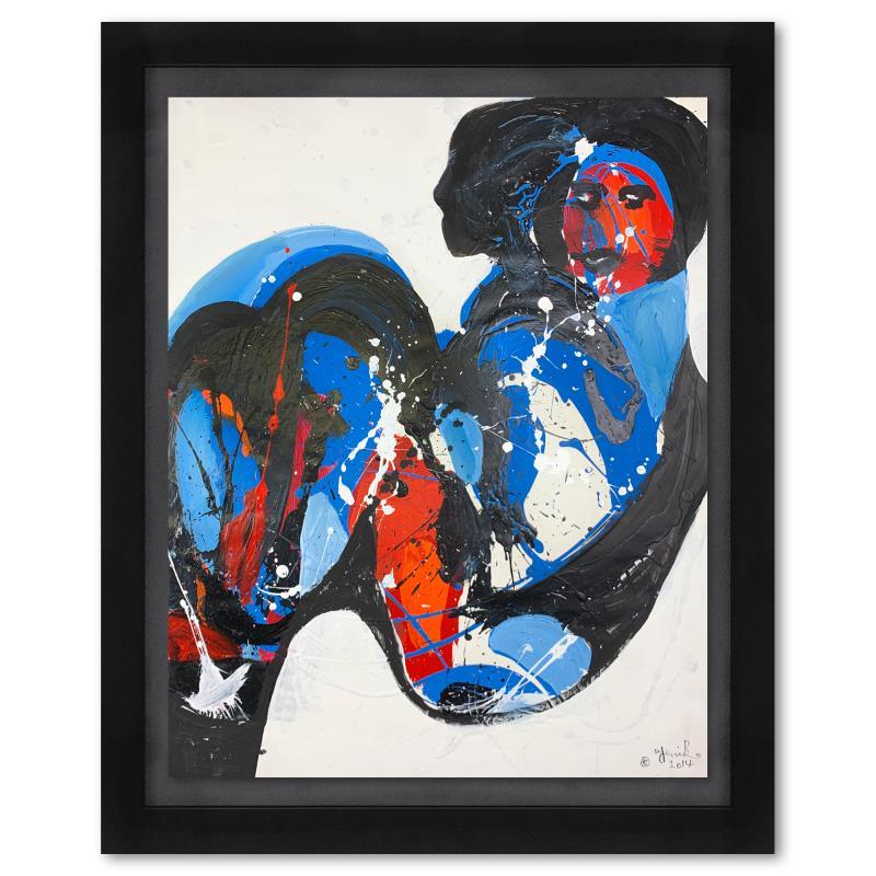 Jenik Cook Signed 33x27 Custom Framed Original Acrylic Painting at PristineAuction.com Jenik Cook Signed 33x27 Custom Framed Original Acrylic Painting at PristineAuction.com