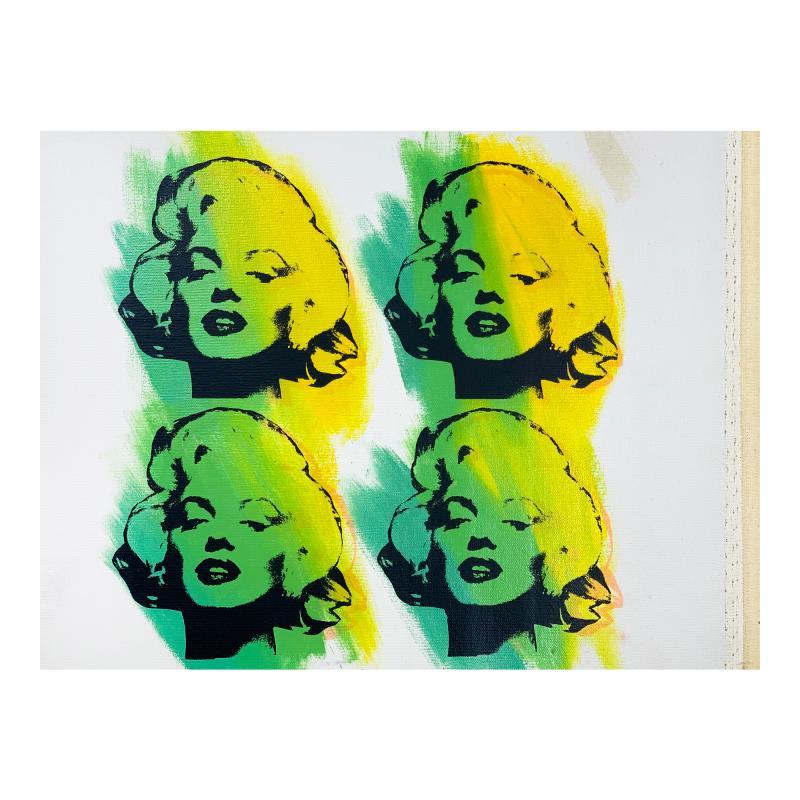 Steve Kaufman Signed "Four Marilyns" Limited Edition 13x18 Hand-Pulled Silkscreen Mixed Media on Canvas (PA) at PristineAuction.com Steve Kaufman Signed "Four Marilyns" Limited Edition 13x18 Hand-Pulled Silkscreen Mixed Media on Canvas (PA) at PristineAuction.com