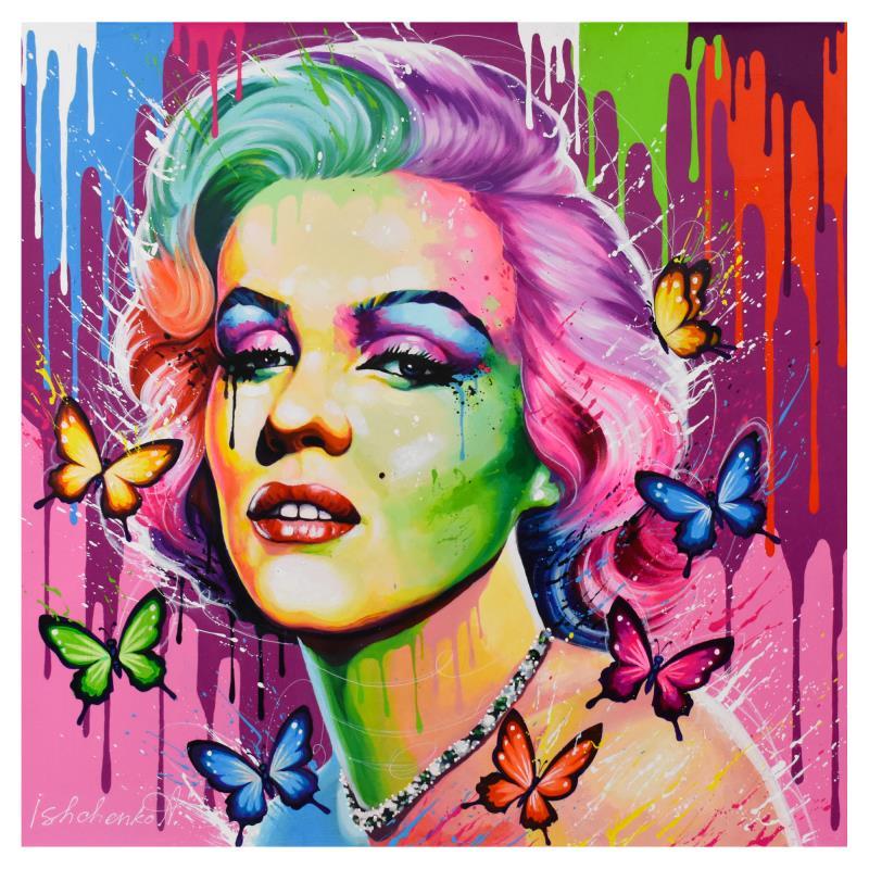 Alexander Ischenko Signed "Marilyn Monroe" 36x36 Original Acrylic Painting on Canvas at PristineAuction.com Alexander Ischenko Signed "Marilyn Monroe" 36x36 Original Acrylic Painting on Canvas at PristineAuction.com