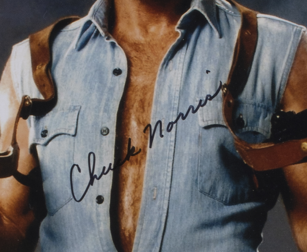 Chuck Norris Signed "Invasion U.S.A." 16x20 Custom Framed Photo Display (Beckett) at PristineAuction.com Chuck Norris Signed "Invasion U.S.A." 16x20 Custom Framed Photo Display (Beckett) at PristineAuction.com