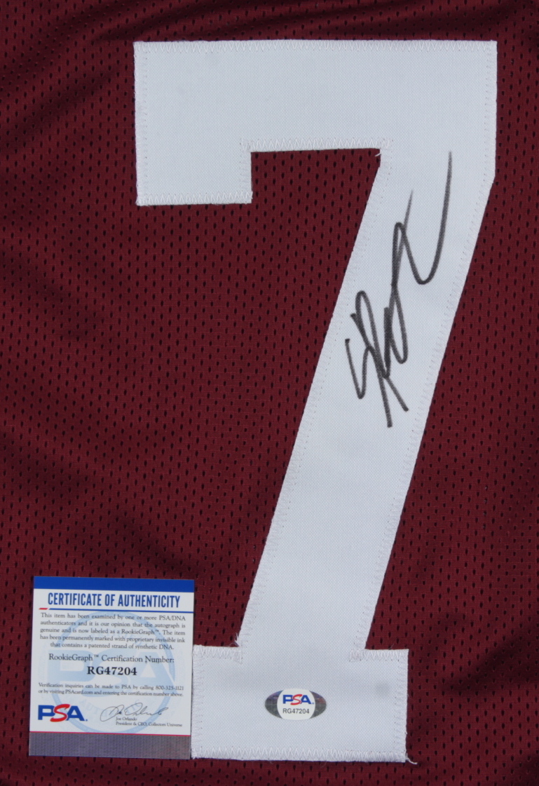 Spencer Rattler Signed Jersey (PSA COA) at PristineAuction.com Spencer Rattler Signed Jersey (PSA COA) at PristineAuction.com