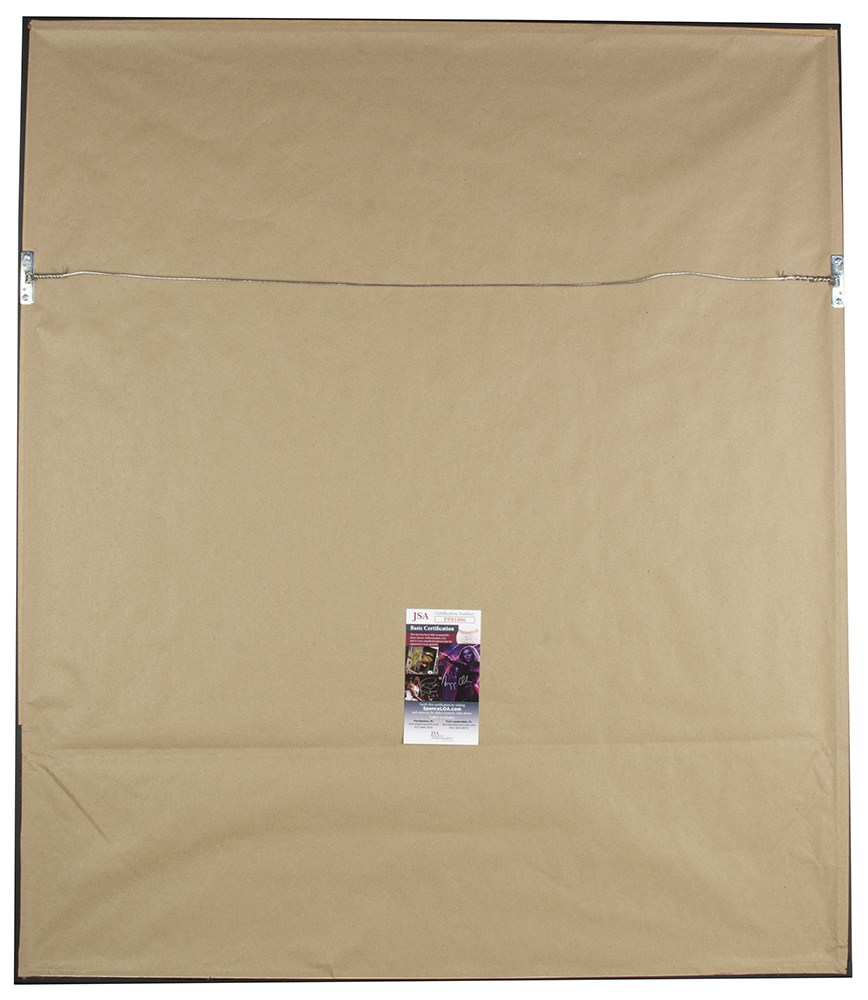 Larry Bird Signed 32x36 Custom Framed Jersey Display (JSA COA & Bird Hologram) at PristineAuction.com Larry Bird Signed 32x36 Custom Framed Jersey Display (JSA COA & Bird Hologram) at PristineAuction.com