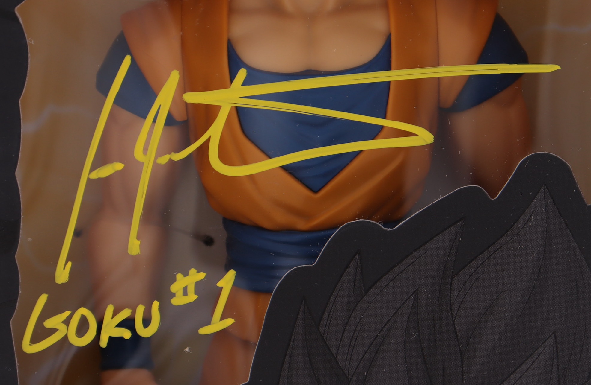 Ian James Corlett Signed "Dragon Ball Super" Limit Breaker Series Super Saiyan Goku Figure Inscribed "Goku #1" (JSA COA) at PristineAuction.com Ian James Corlett Signed "Dragon Ball Super" Limit Breaker Series Super Saiyan Goku Figure Inscribed "Goku #1" (JSA COA) at PristineAuction.com