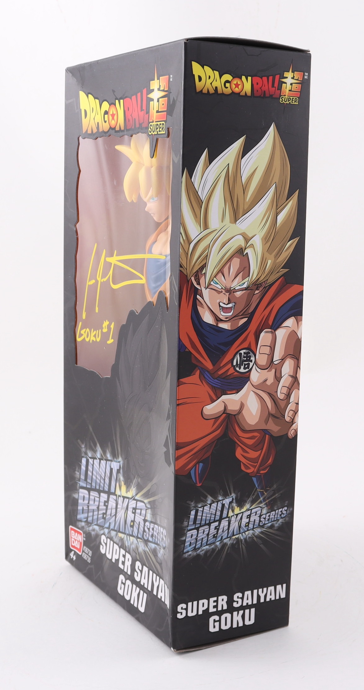 Ian James Corlett Signed "Dragon Ball Super" Limit Breaker Series Super Saiyan Goku Figure Inscribed "Goku #1" (JSA COA) at PristineAuction.com Ian James Corlett Signed "Dragon Ball Super" Limit Breaker Series Super Saiyan Goku Figure Inscribed "Goku #1" (JSA COA) at PristineAuction.com
