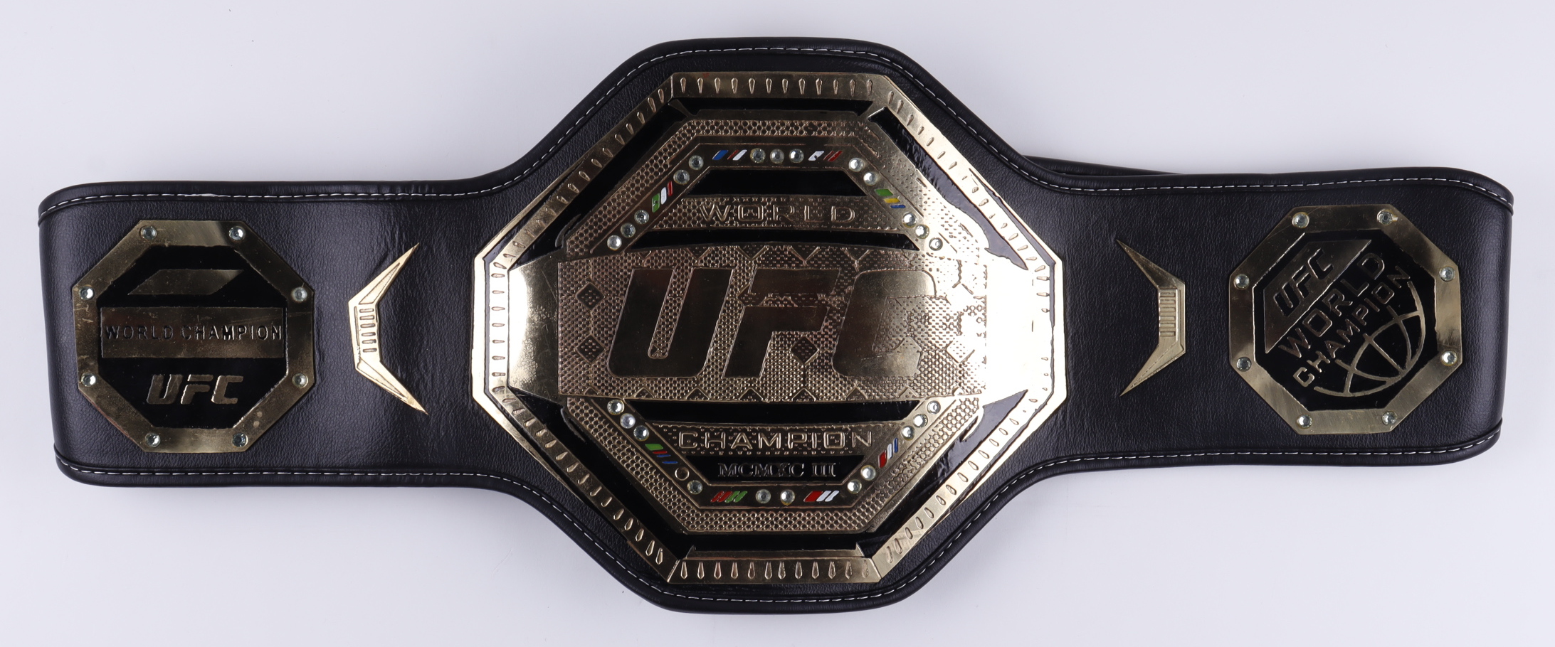 Francis Ngannou Signed Full-Size UFC World Championship Replica Belt (Beckett COA) (See Description) at PristineAuction.com Francis Ngannou Signed Full-Size UFC World Championship Replica Belt (Beckett COA) (See Description) at PristineAuction.com