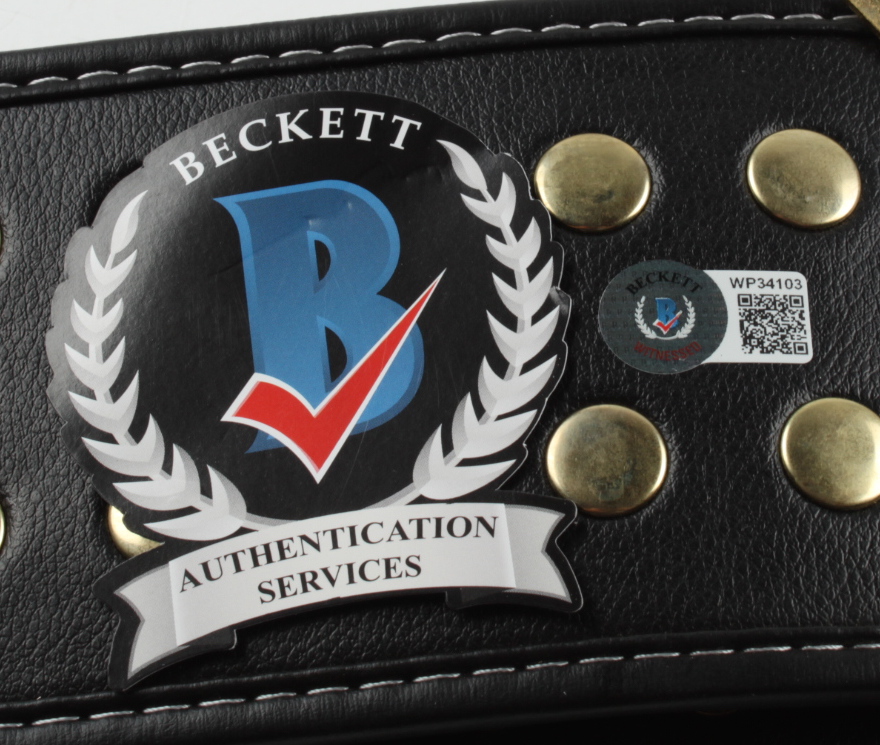 Francis Ngannou Signed Full-Size UFC World Championship Replica Belt (Beckett COA) (See Description) at PristineAuction.com Francis Ngannou Signed Full-Size UFC World Championship Replica Belt (Beckett COA) (See Description) at PristineAuction.com