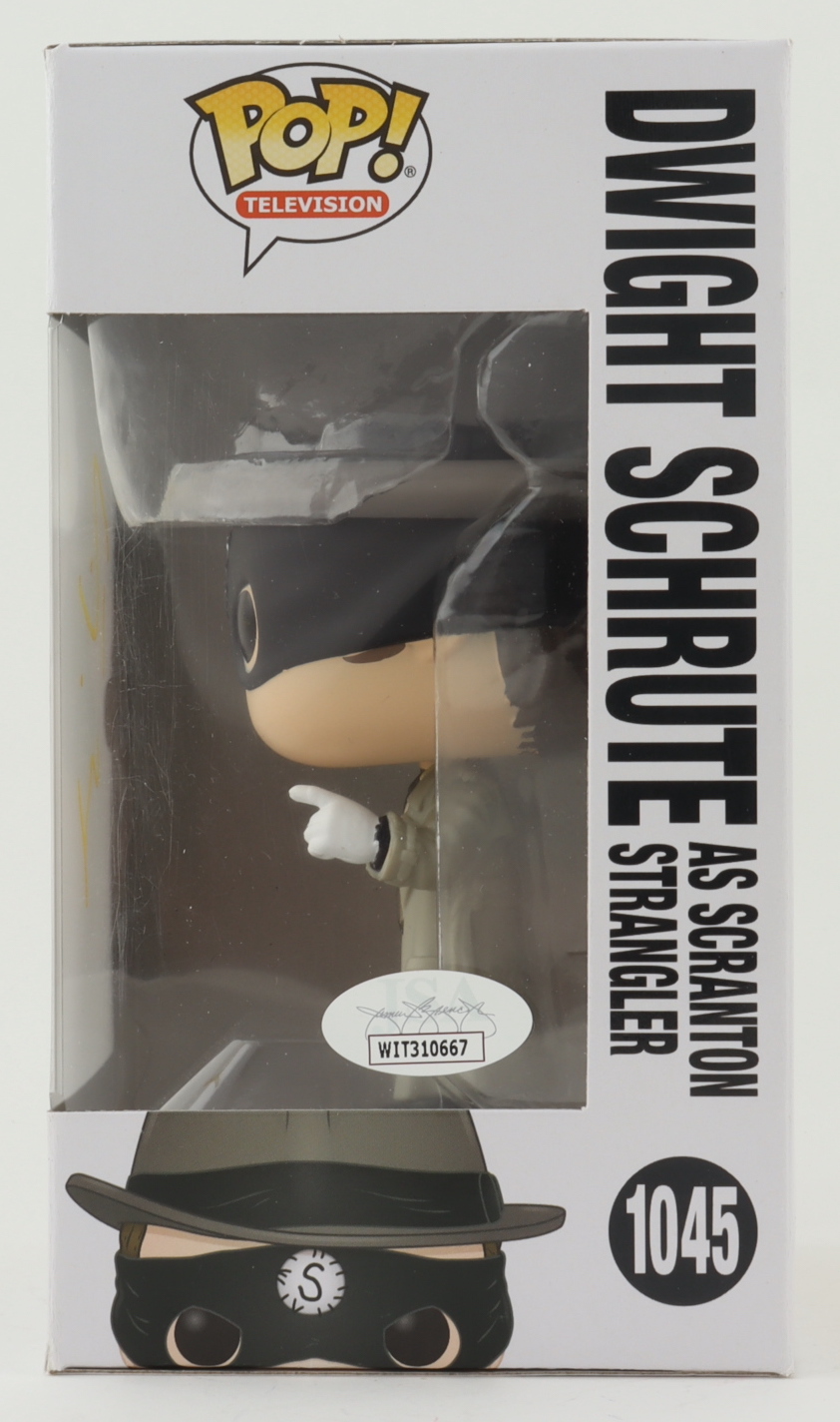 Rainn Wilson Signed "The Office" #1045 Dwight Schrute as Scranton Strangler Funko Pop! Vinyl Figure (JSA COA) at PristineAuction.com Rainn Wilson Signed "The Office" #1045 Dwight Schrute as Scranton Strangler Funko Pop! Vinyl Figure (JSA COA) at PristineAuction.com