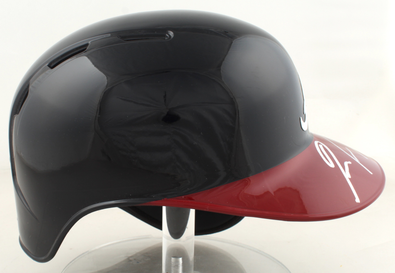 Ronald Acuna Jr. Signed Braves Full-Size Batting Helmet With Display Stand (JSA COA) at PristineAuction.com Ronald Acuna Jr. Signed Braves Full-Size Batting Helmet With Display Stand (JSA COA) at PristineAuction.com