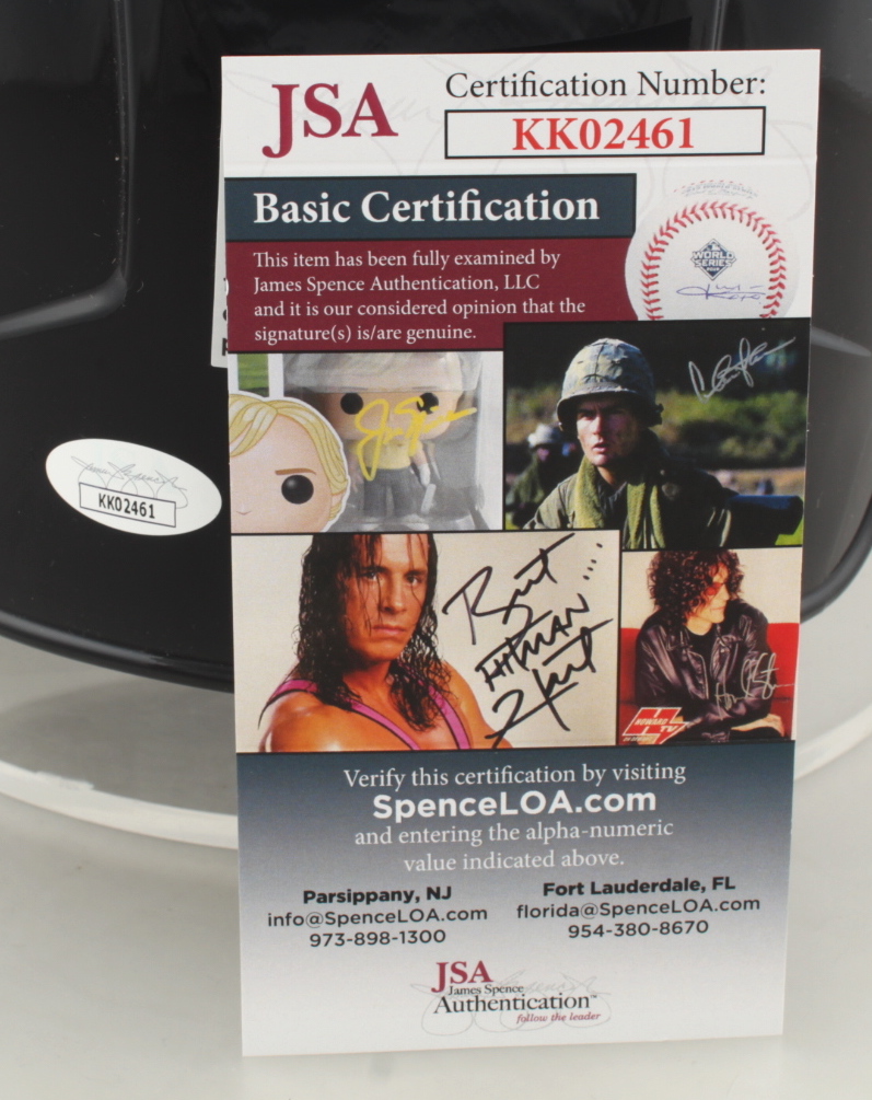 Ronald Acuna Jr. Signed Braves Full-Size Batting Helmet With Display Stand (JSA COA) at PristineAuction.com Ronald Acuna Jr. Signed Braves Full-Size Batting Helmet With Display Stand (JSA COA) at PristineAuction.com