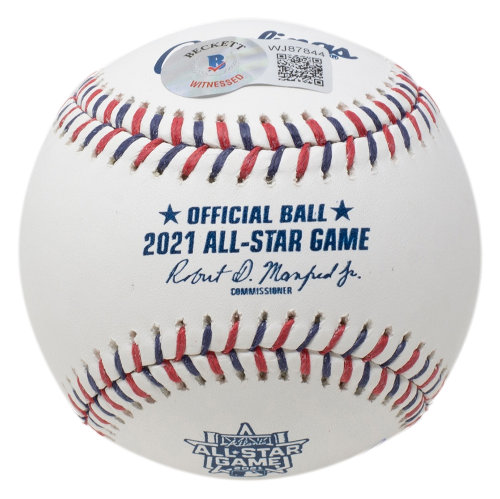 Ronald Acuna Jr. Signed 2021 All-Star Game Baseball (Beckett) at PristineAuction.com Ronald Acuna Jr. Signed 2021 All-Star Game Baseball (Beckett) at PristineAuction.com
