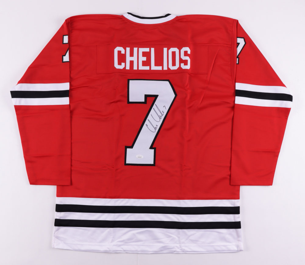 Chris Chelios Signed Jersey (JSA COA) at PristineAuction.com Chris Chelios Signed Jersey (JSA COA) at PristineAuction.com