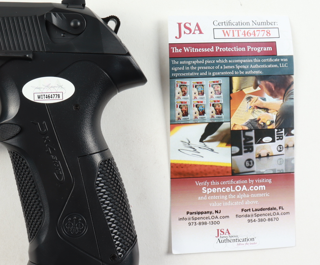 Kiefer Sutherland Signed Replica Air Soft Pistol (JSA COA) at PristineAuction.com Kiefer Sutherland Signed Replica Air Soft Pistol (JSA COA) at PristineAuction.com