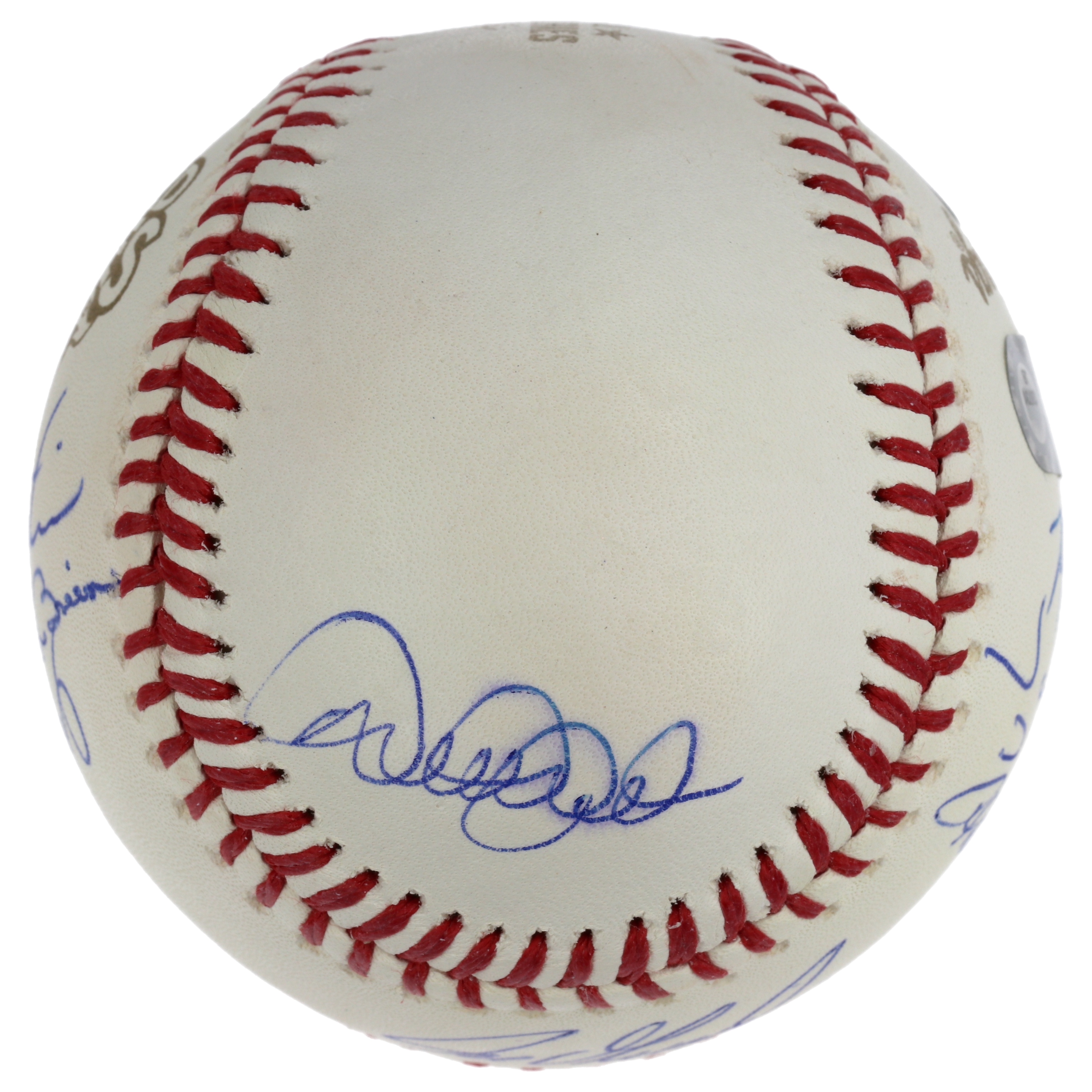 2009 World Series Logo Baseball Team-Signed by (10) with Derek Jeter, Mariano Rivera, Andy Pettitte, Jorge Posada (Steiner & MLB) at PristineAuction.com 2009 World Series Logo Baseball Team-Signed by (10) with Derek Jeter, Mariano Rivera, Andy Pettitte, Jorge Posada (Steiner & MLB) at PristineAuction.com