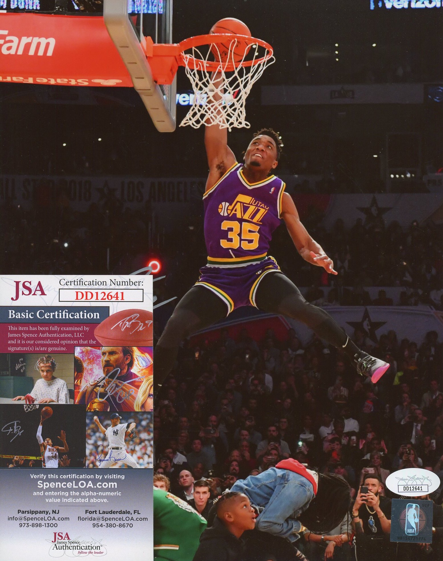 Donovan Mitchell Signed Jazz 8x10 Photo (JSA COA) at PristineAuction.com Donovan Mitchell Signed Jazz 8x10 Photo (JSA COA) at PristineAuction.com