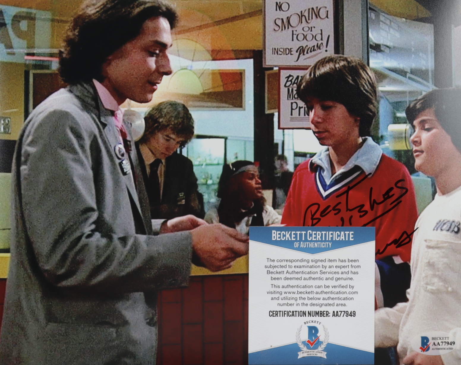 Robert Romanus Signed "Fast Times at Ridgemont High" 8x10 Photo (Beckett COA) at PristineAuction.com Robert Romanus Signed "Fast Times at Ridgemont High" 8x10 Photo (Beckett COA) at PristineAuction.com