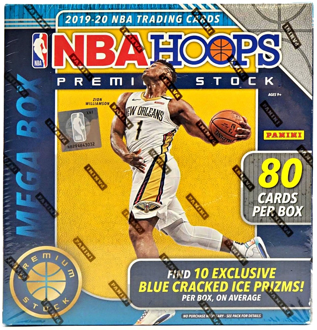 2019-20 NBA Hoops Premium Stock Basketball Mega Box With (10) Packs at PristineAuction.com 2019-20 NBA Hoops Premium Stock Basketball Mega Box With (10) Packs at PristineAuction.com