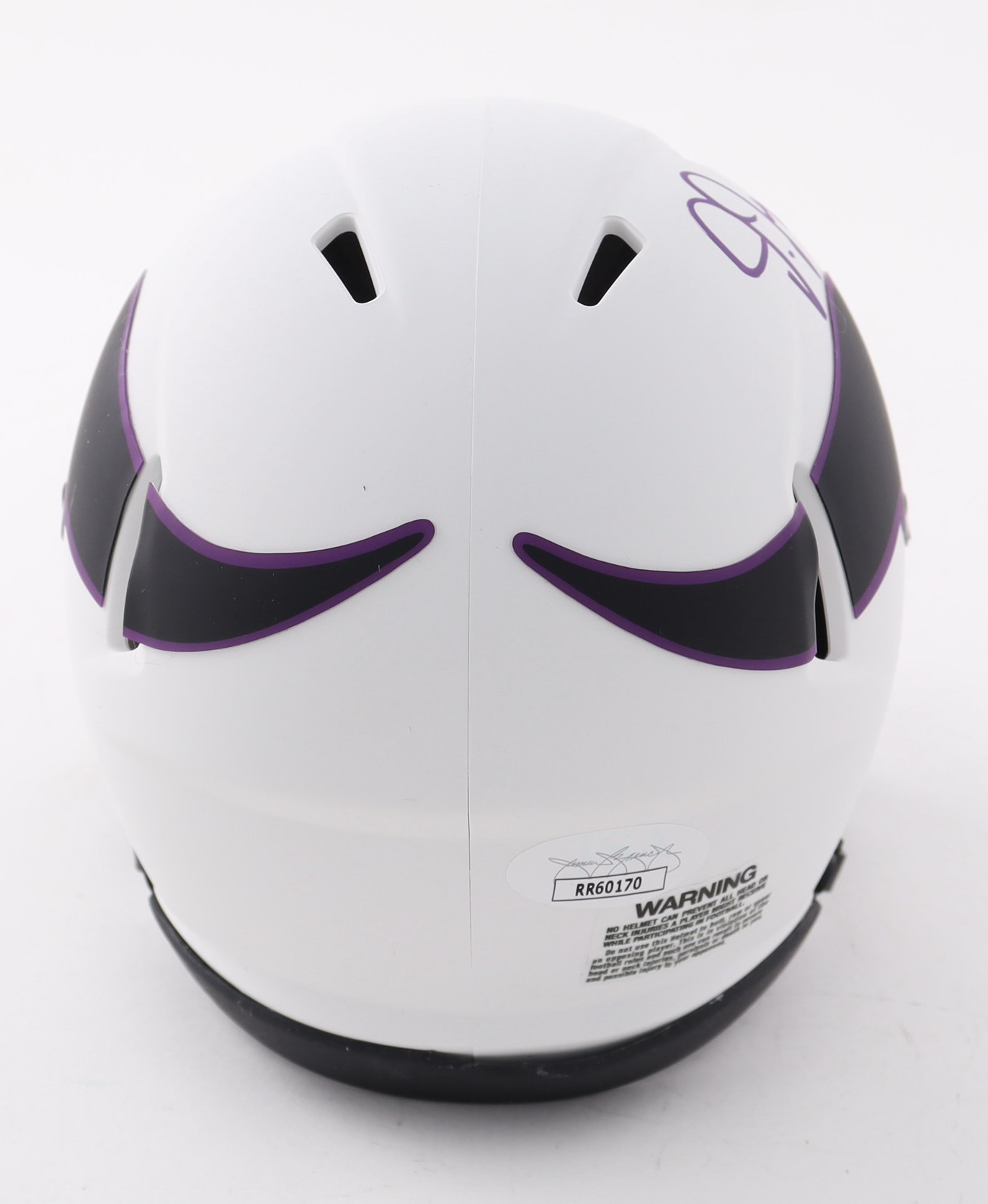 Justin Jefferson Signed Vikings Lunar Eclipse Alternate Speed Mini Helmet (JSA COA) at PristineAuction.com Justin Jefferson Signed Vikings Lunar Eclipse Alternate Speed Mini Helmet (JSA COA) at PristineAuction.com