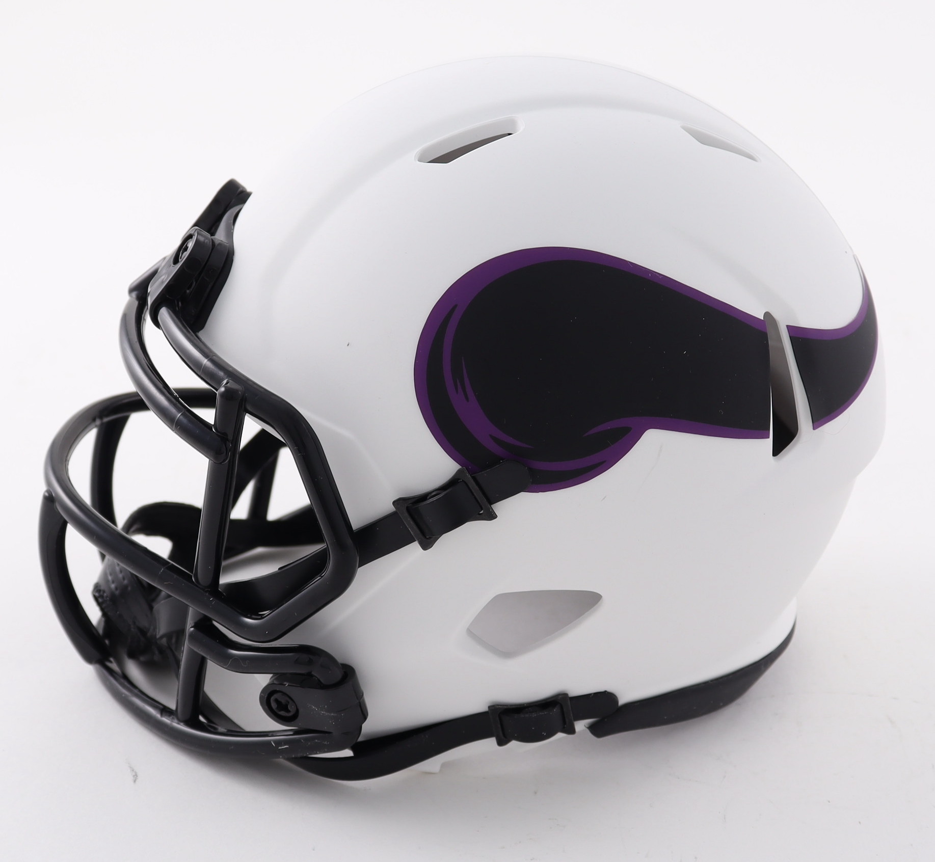 Justin Jefferson Signed Vikings Lunar Eclipse Alternate Speed Mini Helmet (JSA COA) at PristineAuction.com Justin Jefferson Signed Vikings Lunar Eclipse Alternate Speed Mini Helmet (JSA COA) at PristineAuction.com