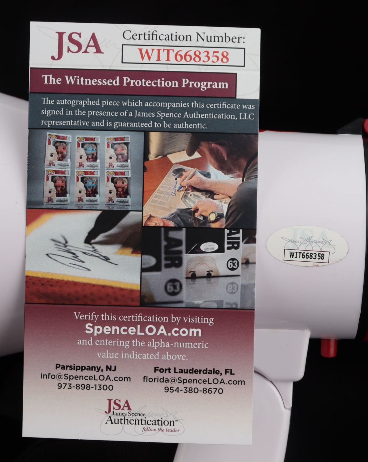 Jimmy Hart Signed Megaphone Inscribed "Mouth of the South" & "2005 HOF" (JSA COA) at PristineAuction.com Jimmy Hart Signed Megaphone Inscribed "Mouth of the South" & "2005 HOF" (JSA COA) at PristineAuction.com