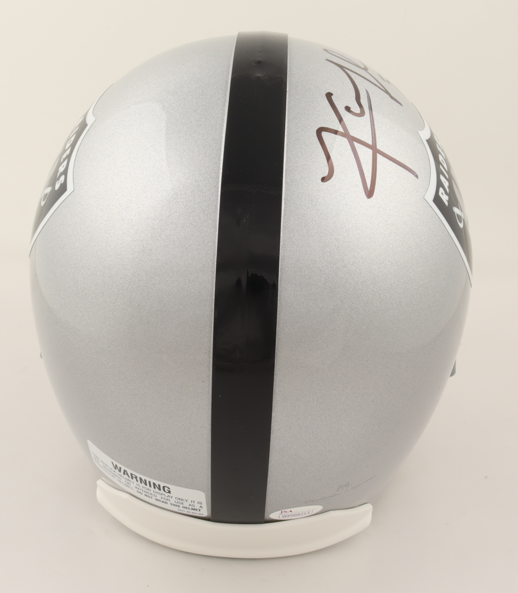 Khalil Mack Signed Raiders Full-Size Helmet (JSA COA & Denver Autographs COA) at PristineAuction.com Khalil Mack Signed Raiders Full-Size Helmet (JSA COA & Denver Autographs COA) at PristineAuction.com