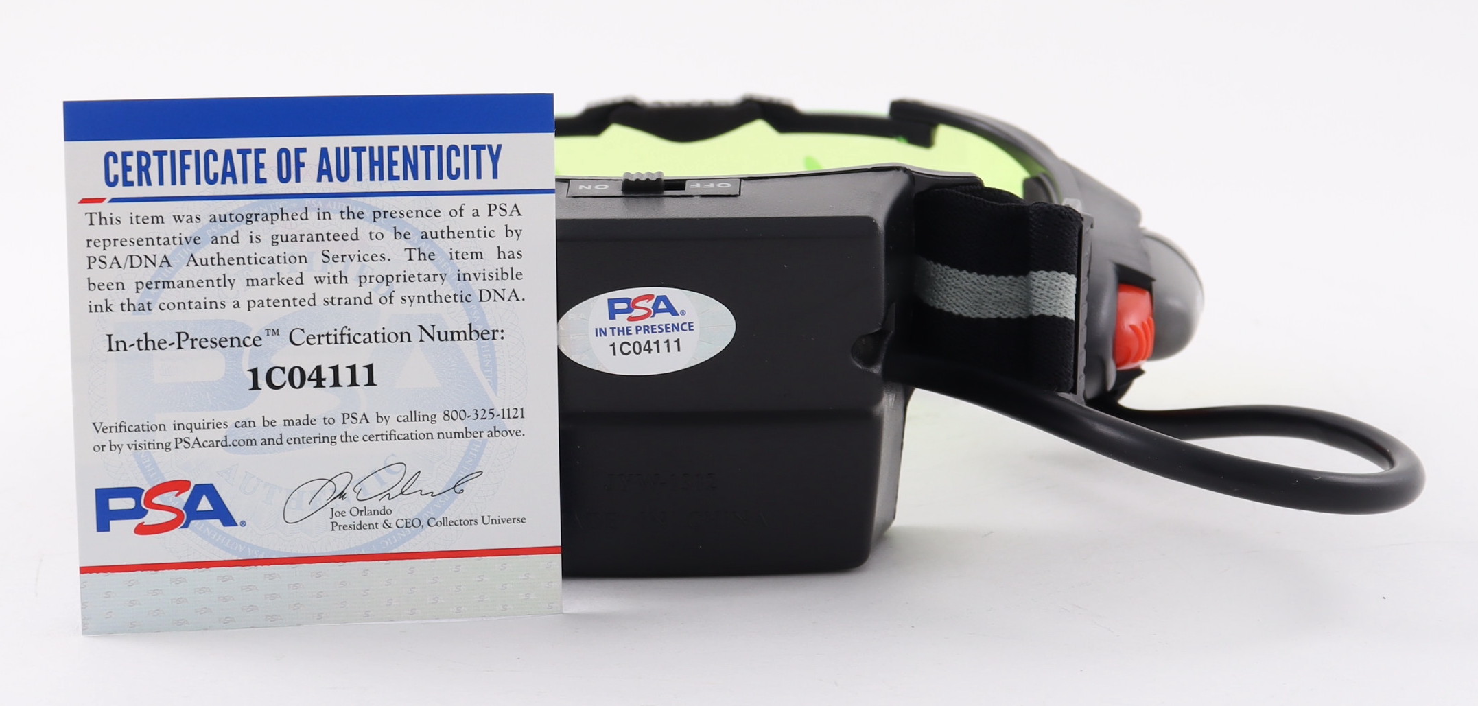 Robert O'Neill Signed U.S. Navy SEAL Nightvision Inscribed "Never Quit!" (PSA COA) at PristineAuction.com Robert O'Neill Signed U.S. Navy SEAL Nightvision Inscribed "Never Quit!" (PSA COA) at PristineAuction.com