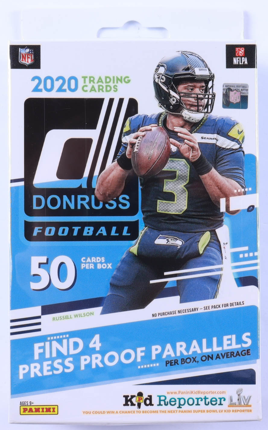 2020 Panini Donruss Football Hanger Box with (50) Cards at PristineAuction.com 2020 Panini Donruss Football Hanger Box with (50) Cards at PristineAuction.com