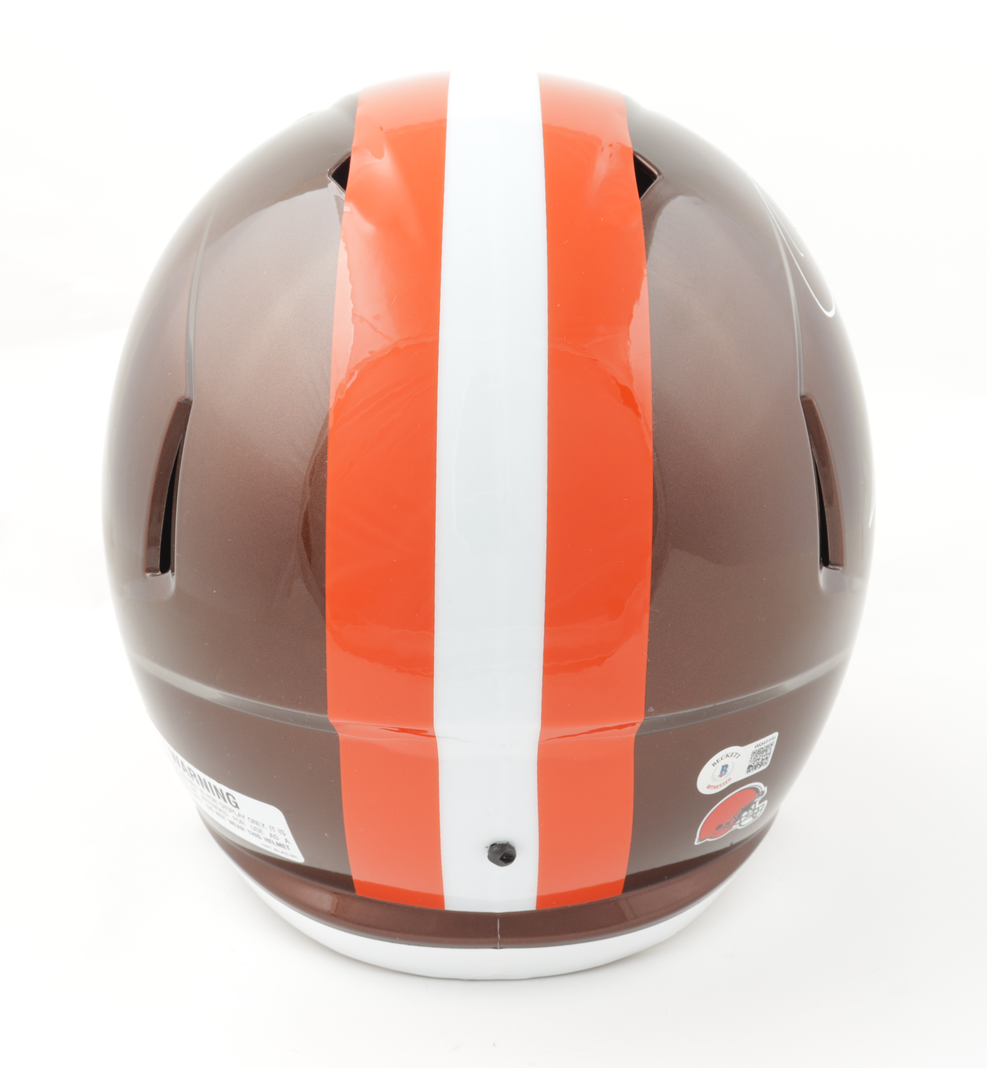 Odell Beckham Jr. & Jarvis Landry Signed Browns Full-Size Flash Alternate Speed Helmet (Beckett Hologram) at PristineAuction.com Odell Beckham Jr. & Jarvis Landry Signed Browns Full-Size Flash Alternate Speed Helmet (Beckett Hologram) at PristineAuction.com
