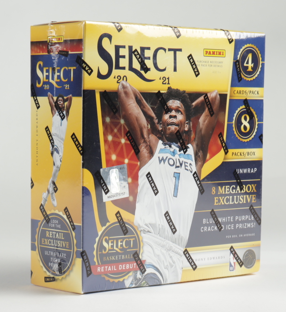 2020-21 Panini Select Basketball Mega Box with (8) Packs at PristineAuction.com 2020-21 Panini Select Basketball Mega Box with (8) Packs at PristineAuction.com