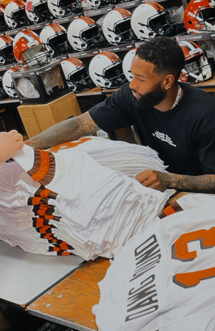 Odell Beckham Jr. & Jarvis Landry Signed Jersey (JSA COA) at PristineAuction.com Odell Beckham Jr. & Jarvis Landry Signed Jersey (JSA COA) at PristineAuction.com