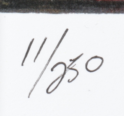 Anthony Douglas Signed "Ninja Turtles" LE 16x20 Custom Matted Print (PA LOA) at PristineAuction.com Anthony Douglas Signed "Ninja Turtles" LE 16x20 Custom Matted Print (PA LOA) at PristineAuction.com