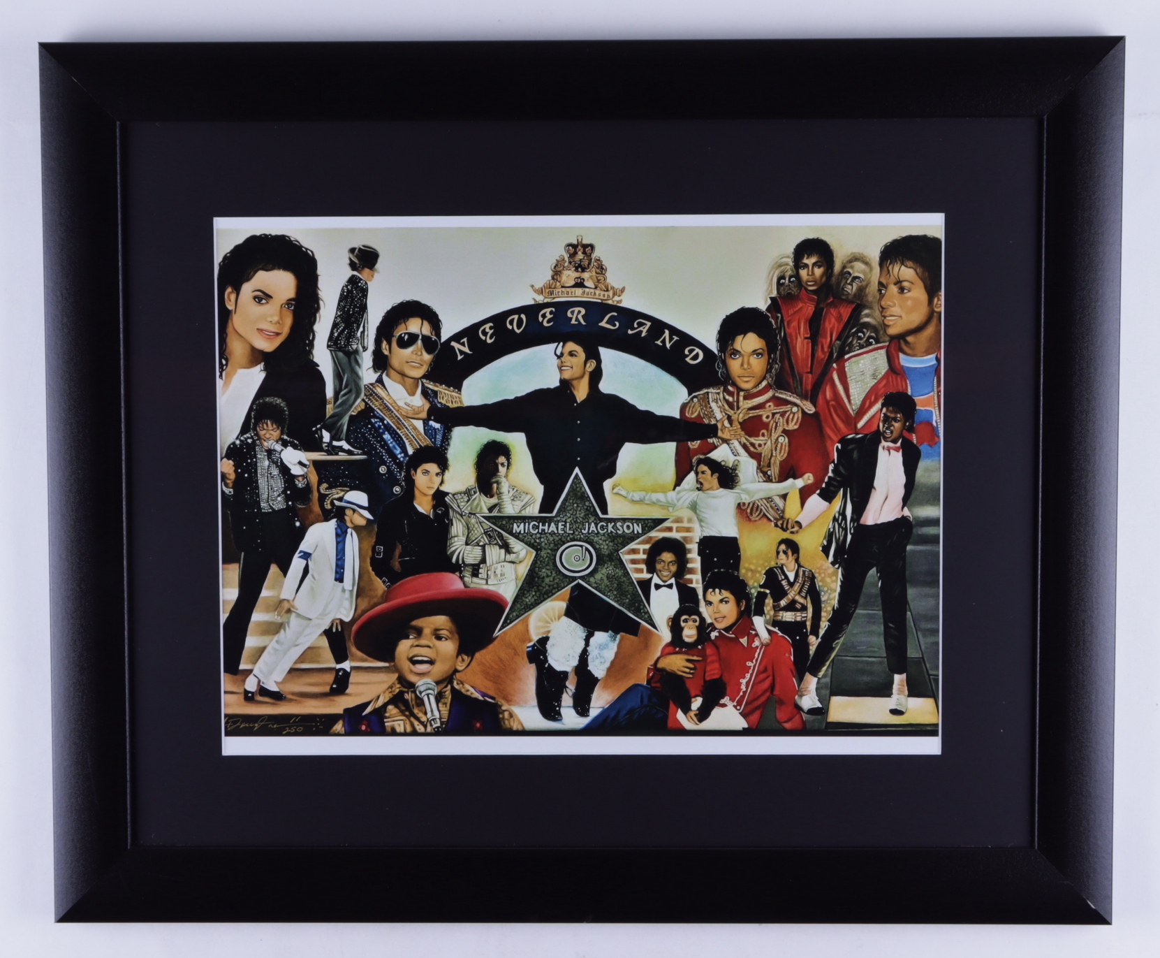 Anthony Douglas Signed "King of Pop" LE 19x23 Custom Framed Print Display (PA LOA) (See Description) at PristineAuction.com Anthony Douglas Signed "King of Pop" LE 19x23 Custom Framed Print Display (PA LOA) (See Description) at PristineAuction.com