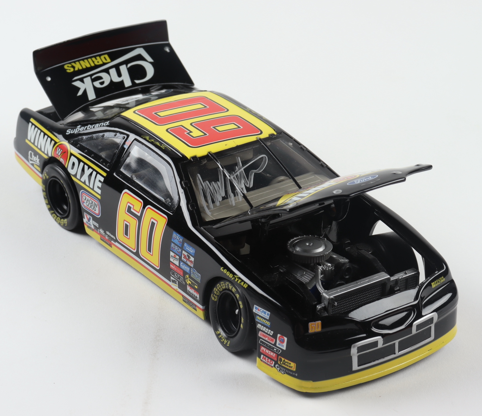 Mark Martin Signed LE #60 Winn Dixie 1997 Thunderbird 1:24 Action Die Cast Car (Beckett COA) at PristineAuction.com Mark Martin Signed LE #60 Winn Dixie 1997 Thunderbird 1:24 Action Die Cast Car (Beckett COA) at PristineAuction.com
