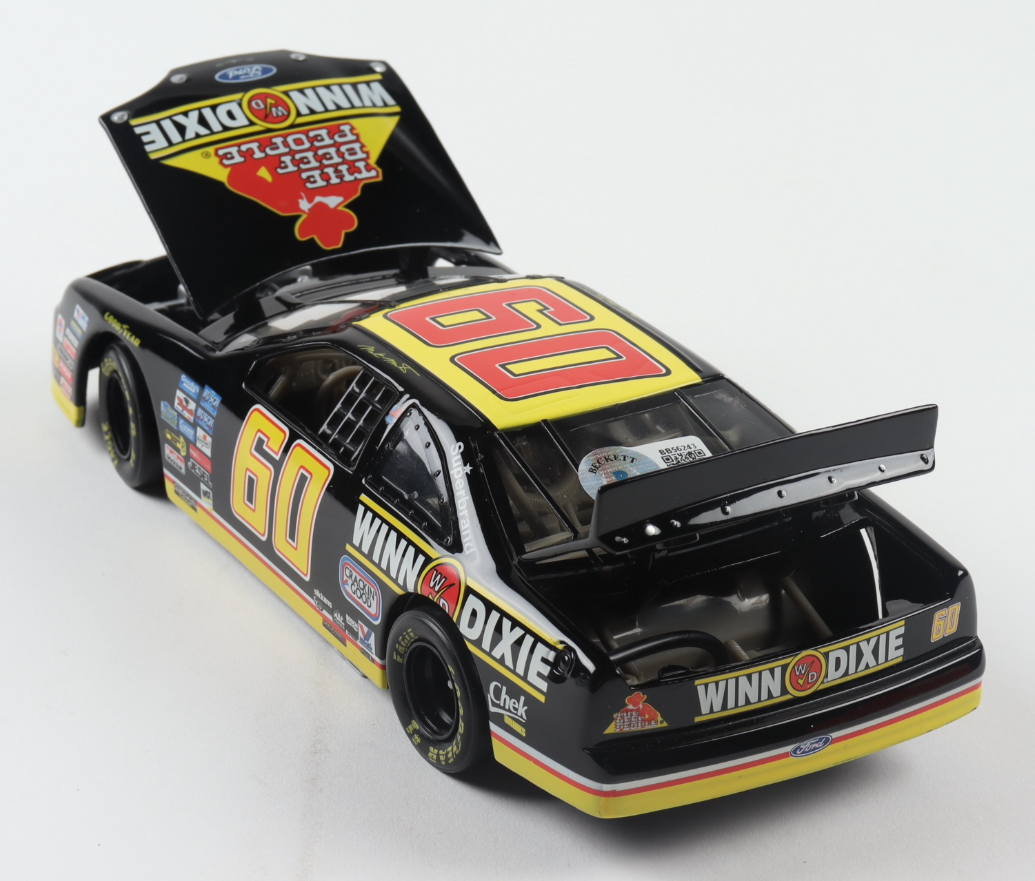 Mark Martin Signed LE #60 Winn Dixie 1997 Thunderbird 1:24 Action Die Cast Car (Beckett COA) at PristineAuction.com Mark Martin Signed LE #60 Winn Dixie 1997 Thunderbird 1:24 Action Die Cast Car (Beckett COA) at PristineAuction.com