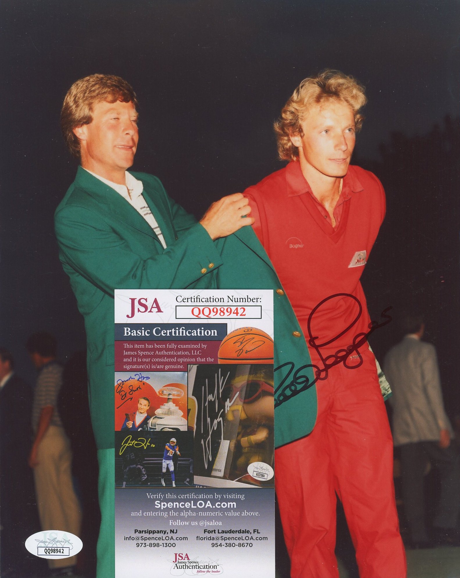 Bernhard Langer Signed 8x10 Photo (JSA COA) at PristineAuction.com Bernhard Langer Signed 8x10 Photo (JSA COA) at PristineAuction.com