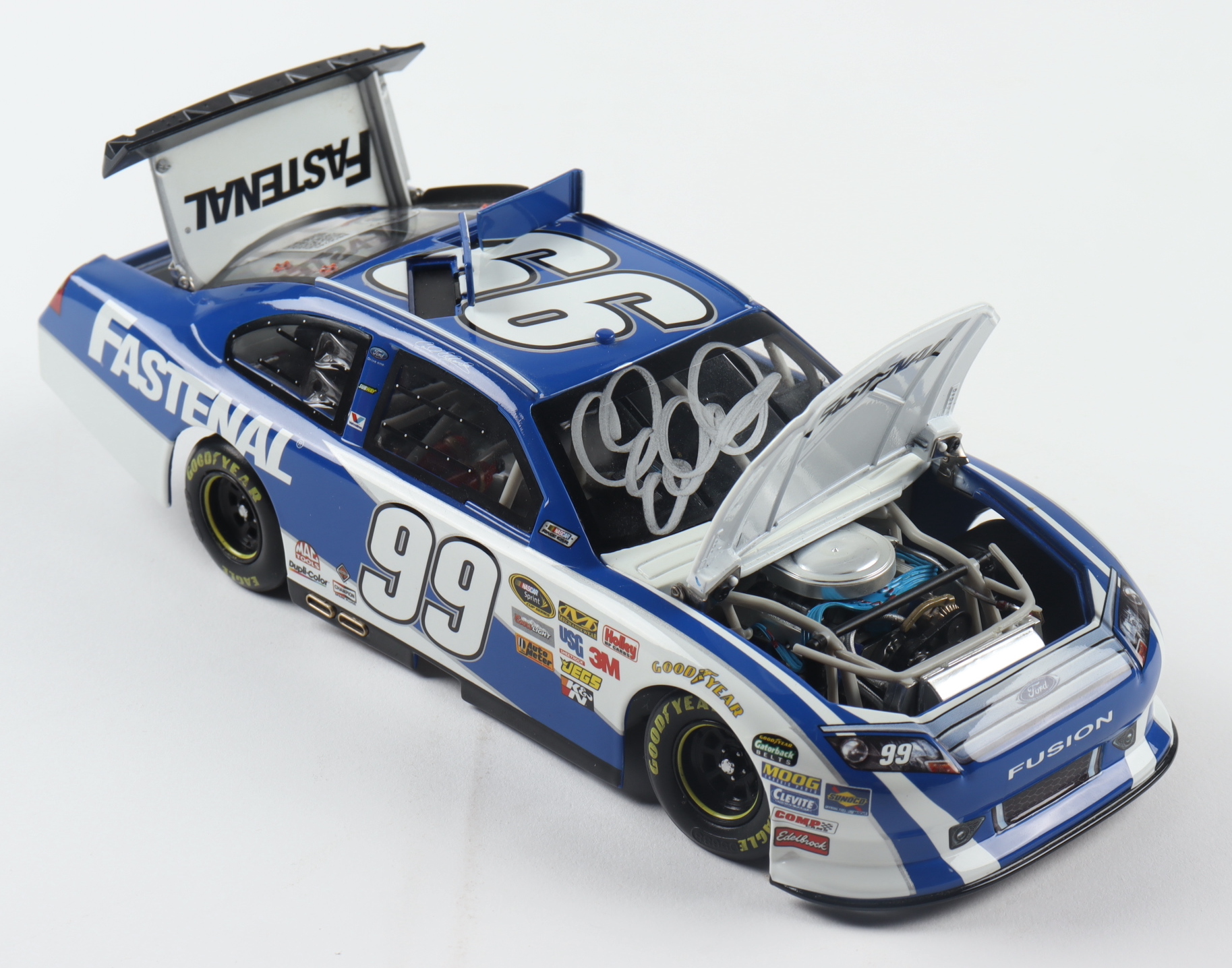 Carl Edwards Signed LE #99 Fastenal 2012 Fusion 1:24 Action Die Cast Car (Beckett COA) at PristineAuction.com Carl Edwards Signed LE #99 Fastenal 2012 Fusion 1:24 Action Die Cast Car (Beckett COA) at PristineAuction.com