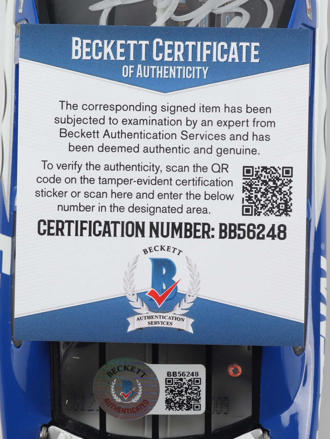 Carl Edwards Signed LE #99 Fastenal 2012 Fusion 1:24 Action Die Cast Car (Beckett COA) at PristineAuction.com Carl Edwards Signed LE #99 Fastenal 2012 Fusion 1:24 Action Die Cast Car (Beckett COA) at PristineAuction.com