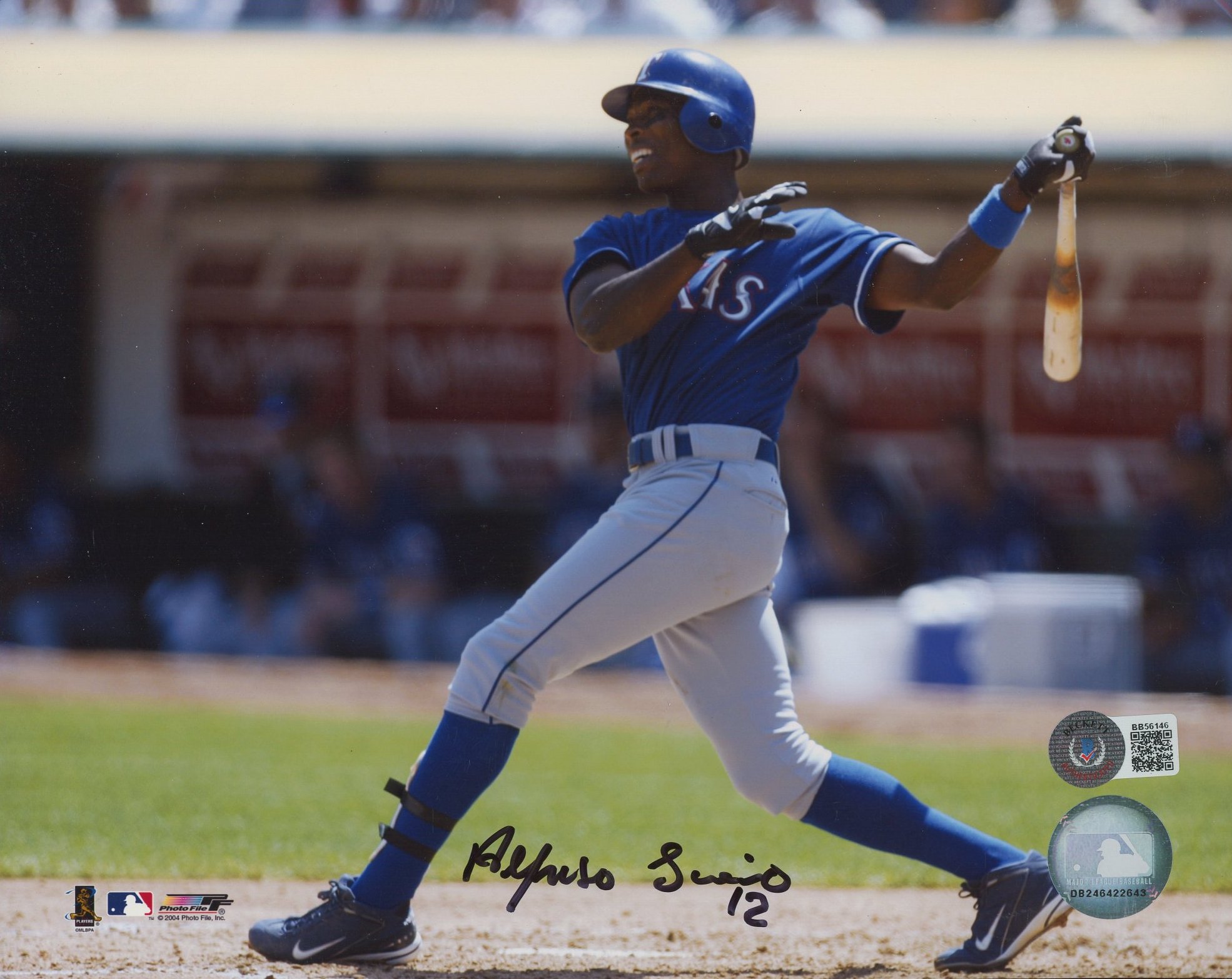Alfonso Soriano Signed Rangers 8x10 Photo (Beckett COA) at PristineAuction.com Alfonso Soriano Signed Rangers 8x10 Photo (Beckett COA) at PristineAuction.com