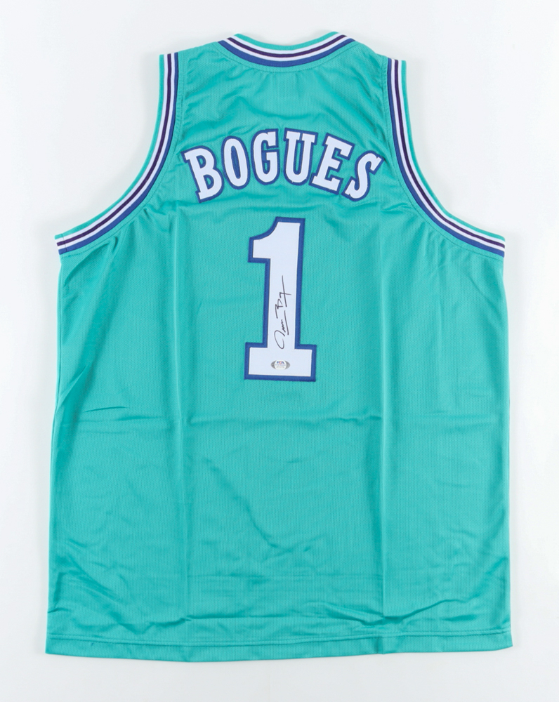 Muggsy Bogues Signed Jersey (PSA COA) Pristine Auction