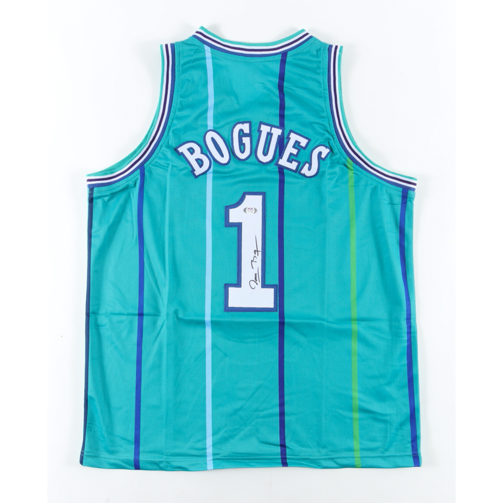 Muggsy Bogues Signed Jersey (PSA COA) Pristine Auction