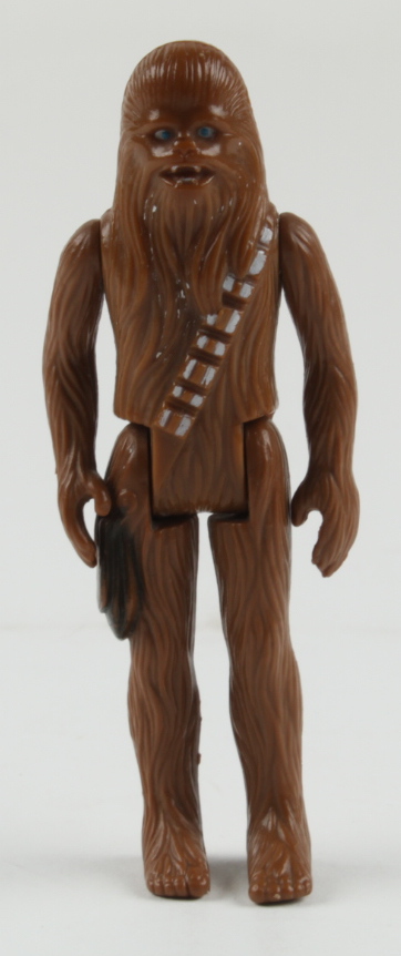 Set of (2) 1977 "Star Wars" Han Solo & Chewbacca Oringinal Figures with Display Case at PristineAuction.com Set of (2) 1977 "Star Wars" Han Solo & Chewbacca Oringinal Figures with Display Case at PristineAuction.com