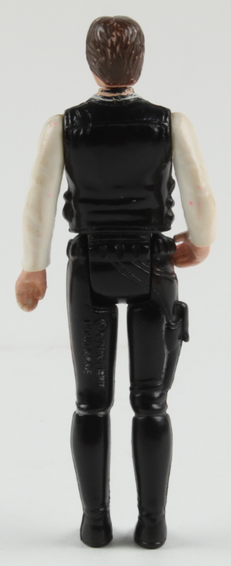 Set of (2) 1977 "Star Wars" Han Solo & Chewbacca Oringinal Figures with Display Case at PristineAuction.com Set of (2) 1977 "Star Wars" Han Solo & Chewbacca Oringinal Figures with Display Case at PristineAuction.com