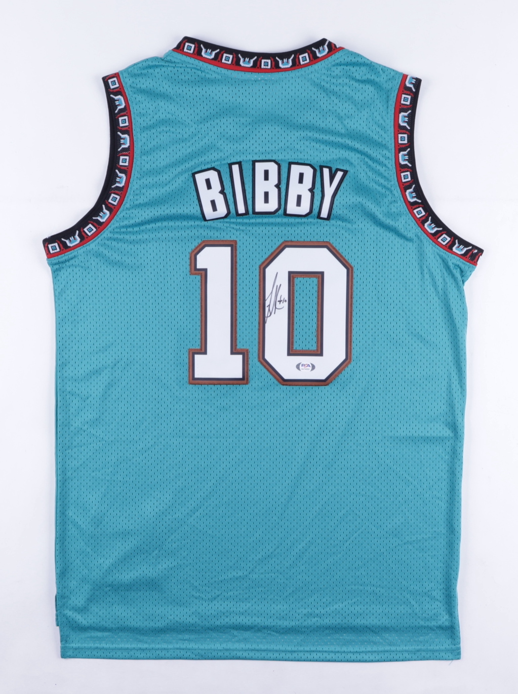 Mike Bibby Signed Grizzlies Jersey (PSA COA) at PristineAuction.com Mike Bibby Signed Grizzlies Jersey (PSA COA) at PristineAuction.com