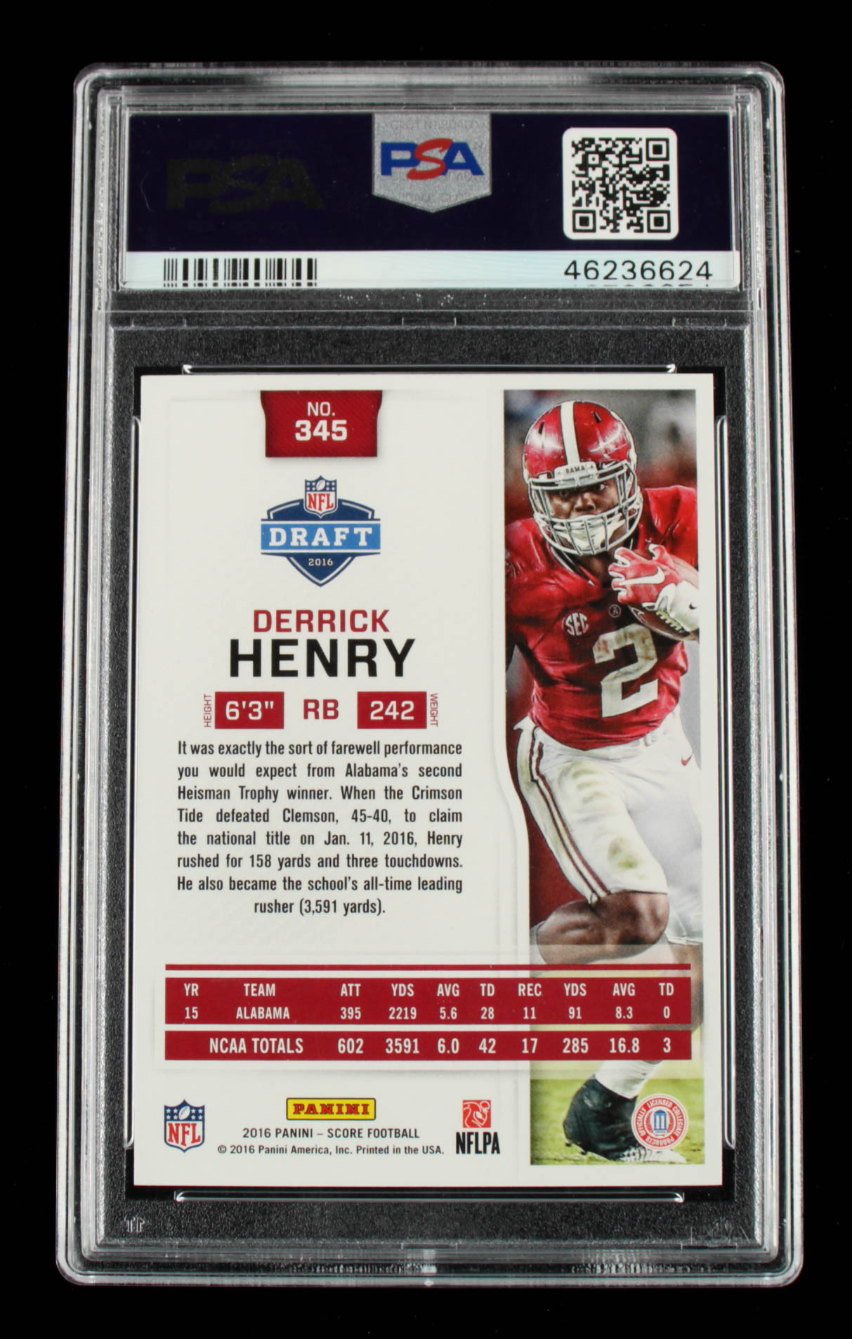 Derrick Henry 2016 Score #345 RC (PSA 10) at PristineAuction.com Derrick Henry 2016 Score #345 RC (PSA 10) at PristineAuction.com