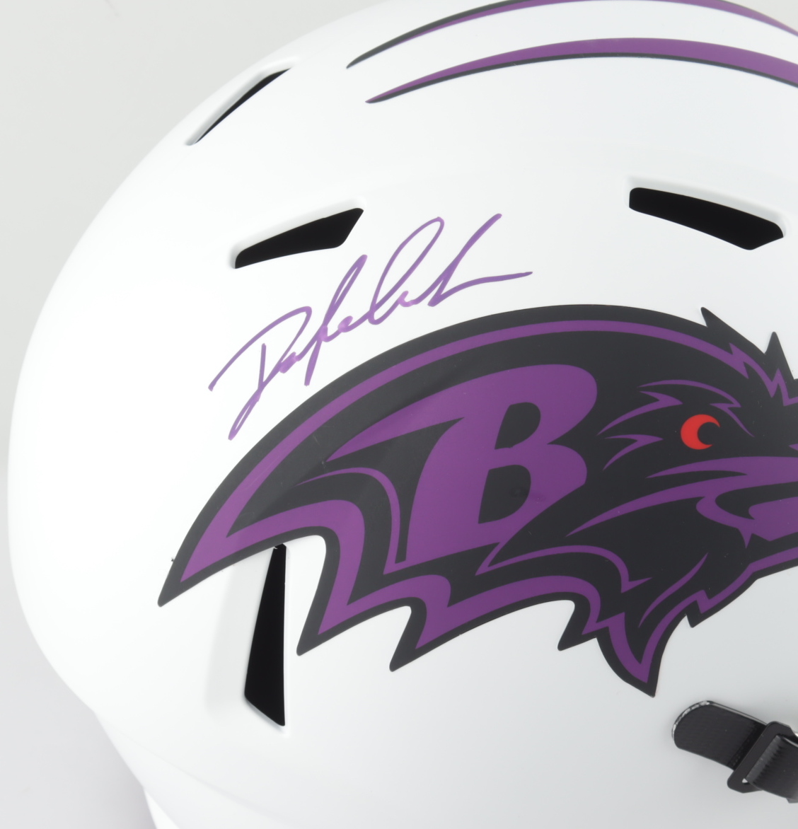 Odafe Jayson Oweh Signed Ravens Full-Size Lunar Eclipse Alternate Speed Helmet (JSA COA) (See Description) at PristineAuction.com Odafe Jayson Oweh Signed Ravens Full-Size Lunar Eclipse Alternate Speed Helmet (JSA COA) (See Description) at PristineAuction.com