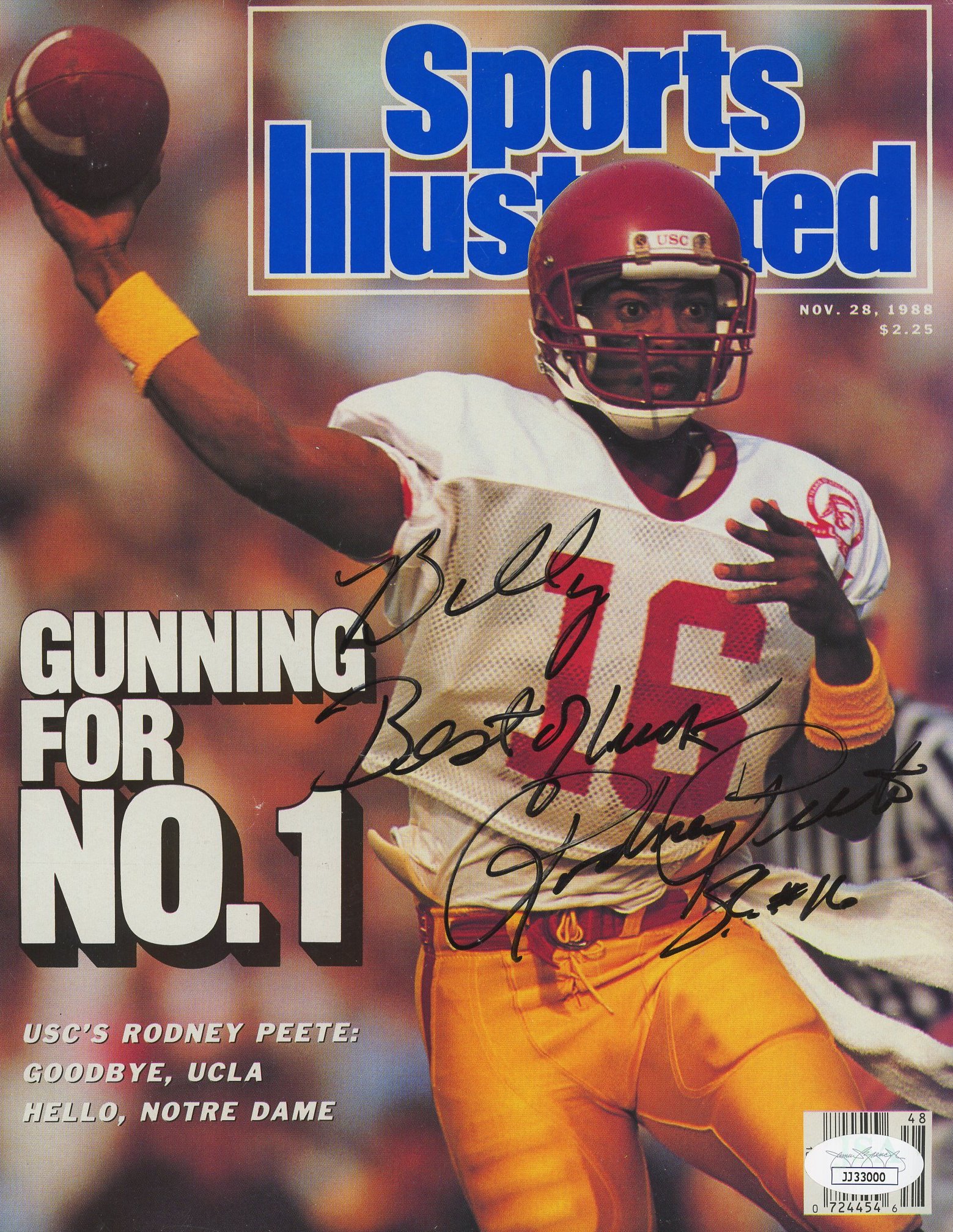 Rodney Peete Signed \, image size:1559x2014