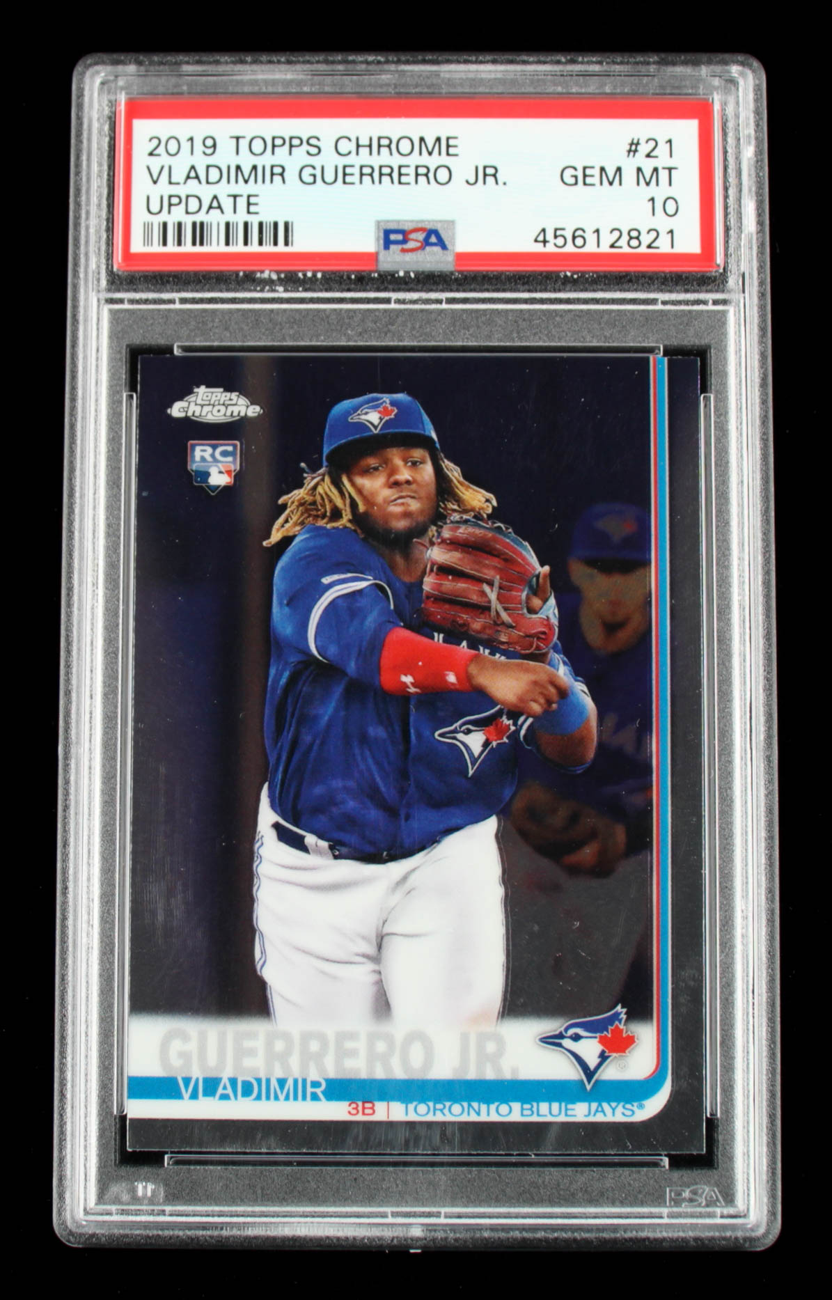 Vladimir Guerrero Jr. 2019 Topps Chrome Update #21 RC (PSA 10) at PristineAuction.com Vladimir Guerrero Jr. 2019 Topps Chrome Update #21 RC (PSA 10) at PristineAuction.com