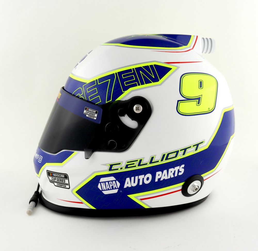Chase Elliott NASCAR NAPA 2020 Cup Series Champion Full-Size Helmet at PristineAuction.com Chase Elliott NASCAR NAPA 2020 Cup Series Champion Full-Size Helmet at PristineAuction.com